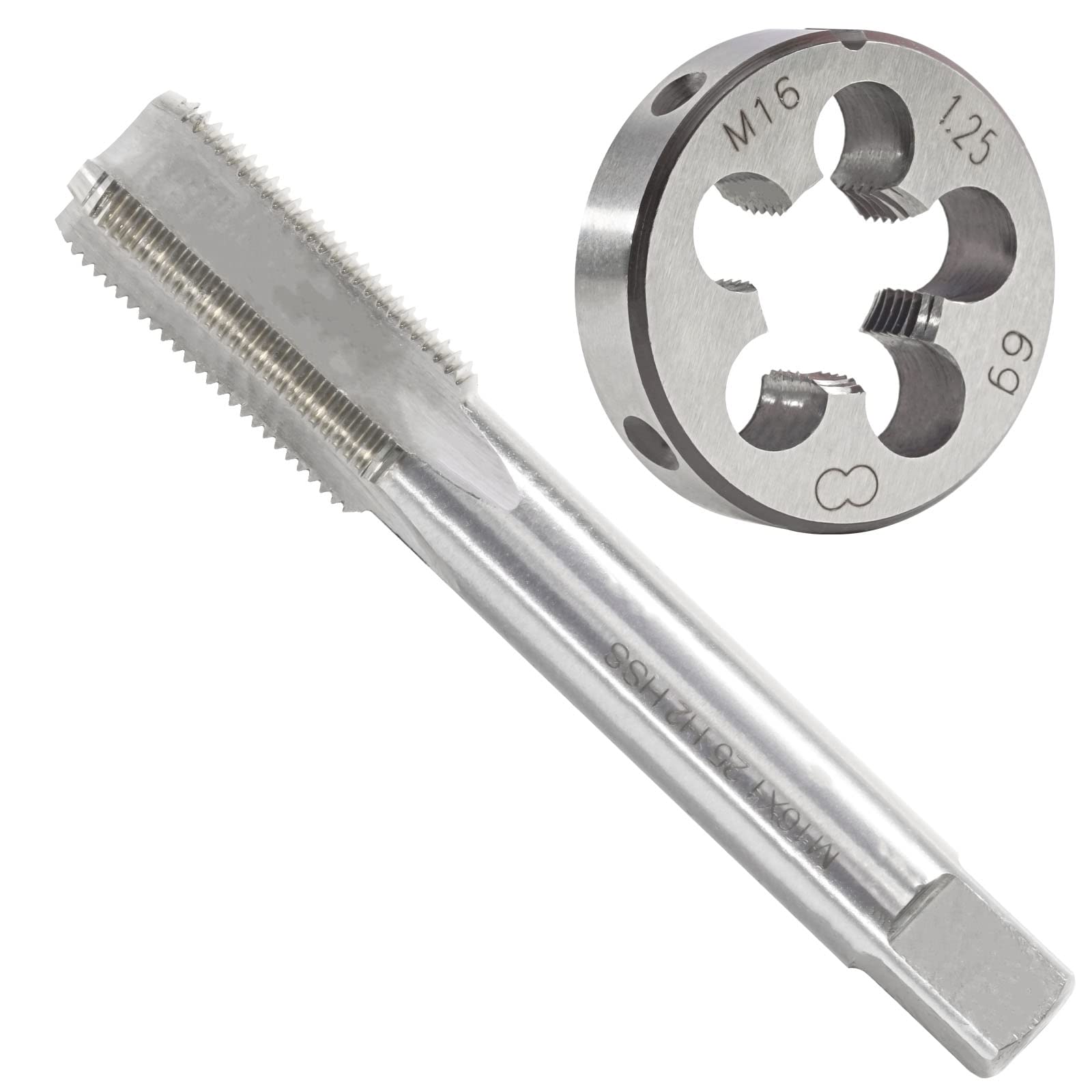 Aceteel M16 x 1.25 Metric Tap and Die Set, M16 X