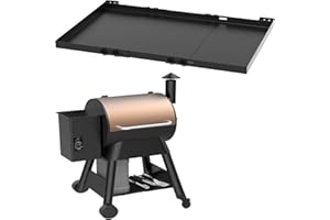 PHYESUVIN Universal Pellet Grill Storage Shelf for Traeger Pro 34 Series and Ironwood 885 Series, Grill Bottom Shelf for Traeger Pro 780, Bottom Storage Plate Accessories for Traeger Pellet Grill