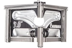 Columbia 3" Corner Flusher - Angle Head (Black, Stainless Steel, 3" x 3")