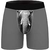 ANGEL CITIZ 1 or 3 Pack Men's Novelty Boxer Briefs Funny Boxer Shorts Hilarious Gag Gifts Christmas Underwear for Men No Fly