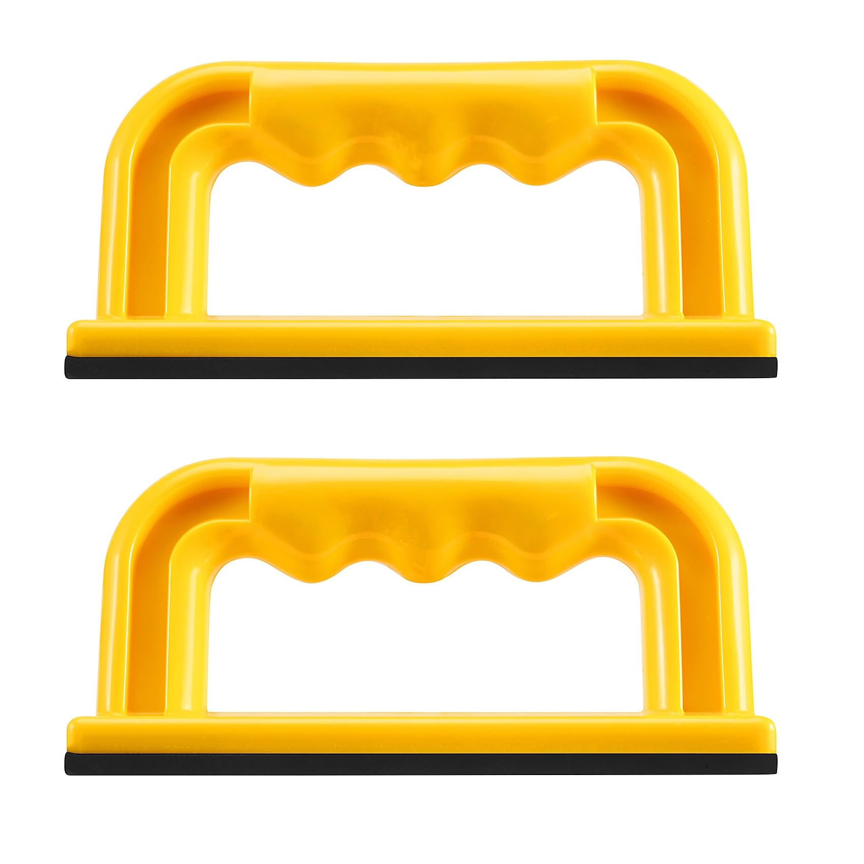 RUANI Wood Cutting Push Up Stick Block 2-Pack Set – Angle Handle Pad Holder Blocks for Cutting On Jointer, Table, Orange