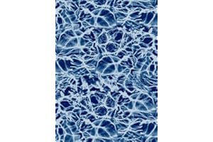 Generic Stock Tank Pool Liner - Galvanized Stock Tank Protective Liner (10ft Round), Ocean Blue Wave, STL10-OCBW