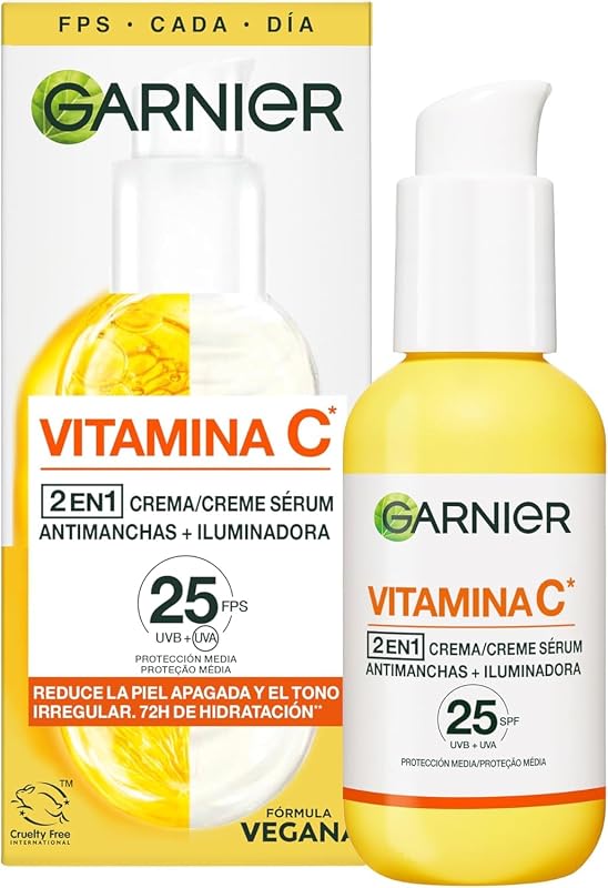 Sérum Facial Antimanchas 2 en 1 con 20% Vitamina C Y SFP25, 50ml