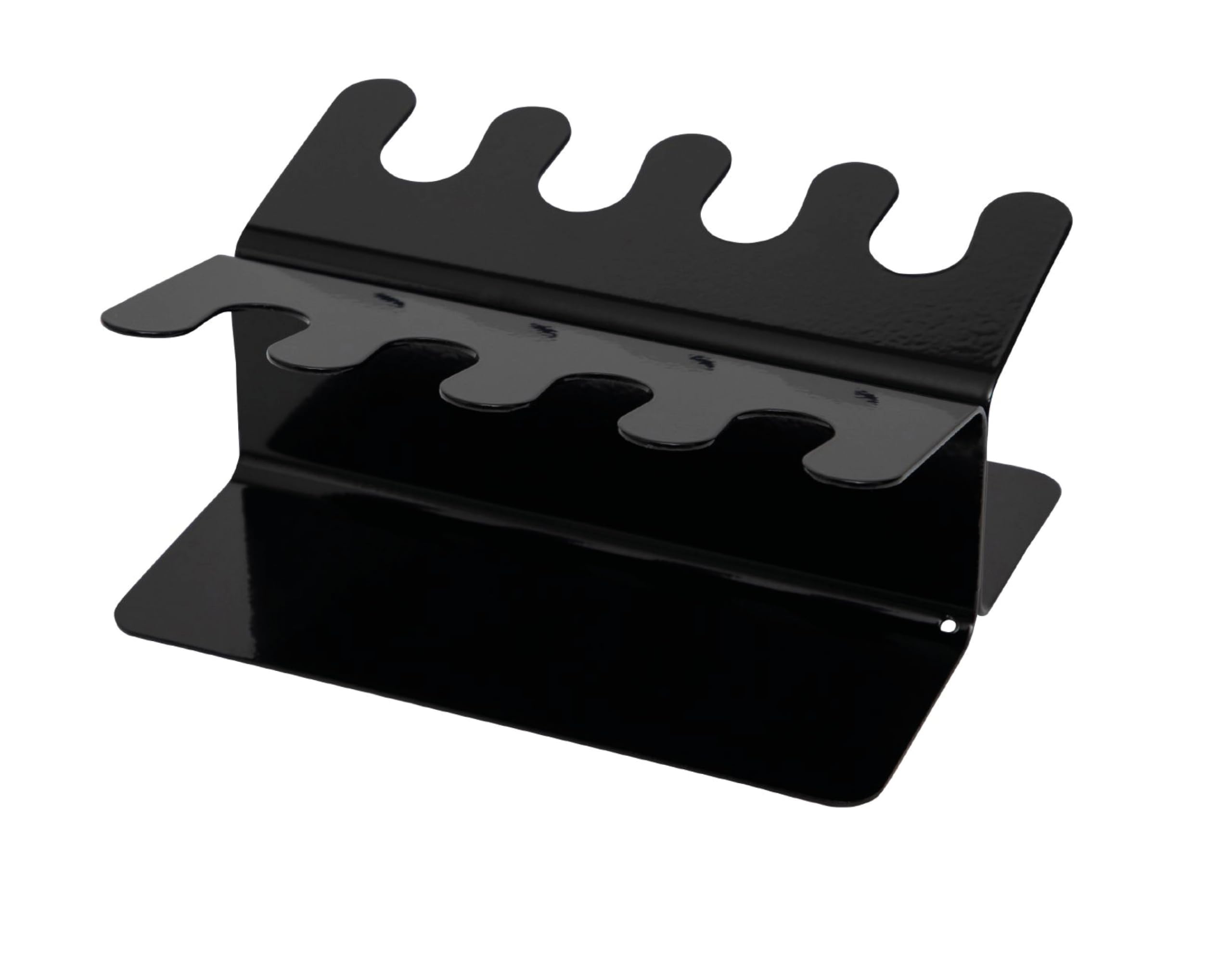 MAUL Straight Form 8 Stamps Premium Stamp Holder Metal Stamp Rack - Black