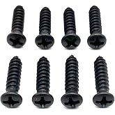 Region Offroad YJ Headlight Bezel Turn Signal Side Marker Screws (Black) | Compatible with Jeep Wrangler YJ 1987-1995