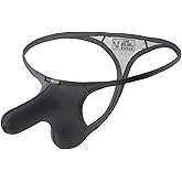 ChaoGii Sexy Mens Thong Underwear Low Rise G String T-Back Thongs Bulge Pouch Lingerie