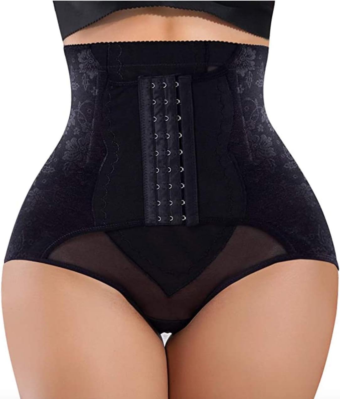 Sweet Cherry 850 - Womens Waist Cincher Body Shaper Trainer Girdle Faja Tummy Control Underwear Shapewear (Plus Size)