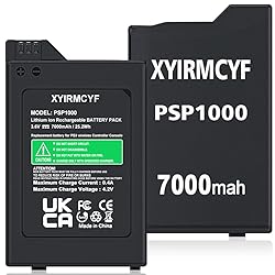 XYIRMCYF 2PCS PSP 1000 Battery