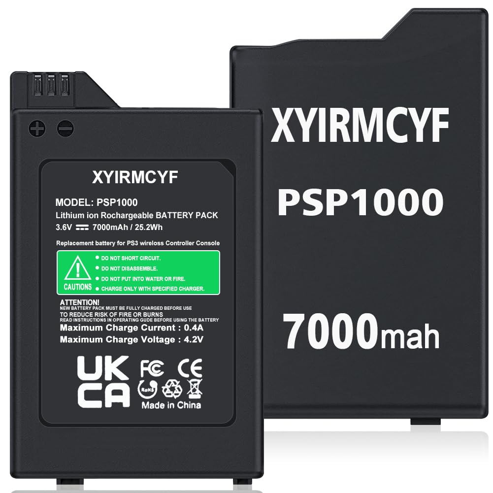 XYIRMCYF 2PCS PSP 1000 Battery