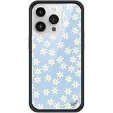Wildflower Cases - iPhone 14 Pro Compatible - Blue Daisy | Impact-Certified 6.5 ft Drop Protection Case, Raised Protective Bumper, Cute Aesthetic Design, Women-Owned Small Business