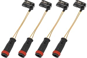 X AUTOHAUX 4pcs Car Front Rear Brake Pad Electronic Wear Sensor Indicator 1645401017 2205401517 for Mercedes-Benz ML350 ML500
