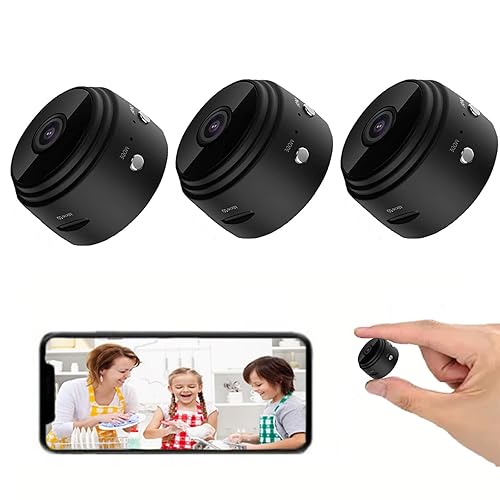 senri Mini Camera Hidden Camera 1080p HD with Video WiFi, Portable