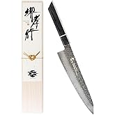 Sakai Takayuki 【The knife brand favored by Japanese chefs】 Senkoku Damascus Chef Knife Gyuto Japanese Knife 8 inch