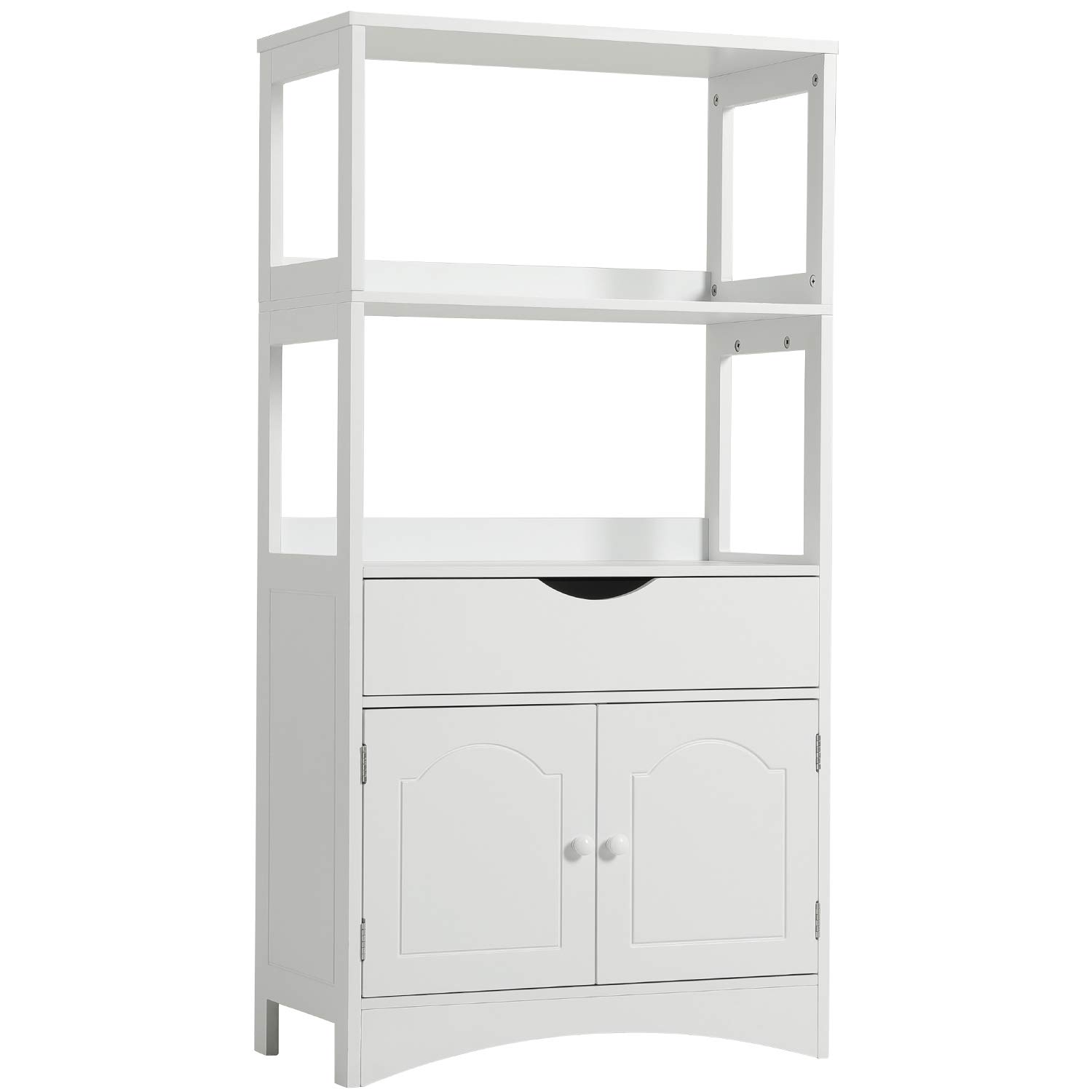 DICTAC Storage with Drawer,Shelves and Door Freestanding Waterproof Bathroom