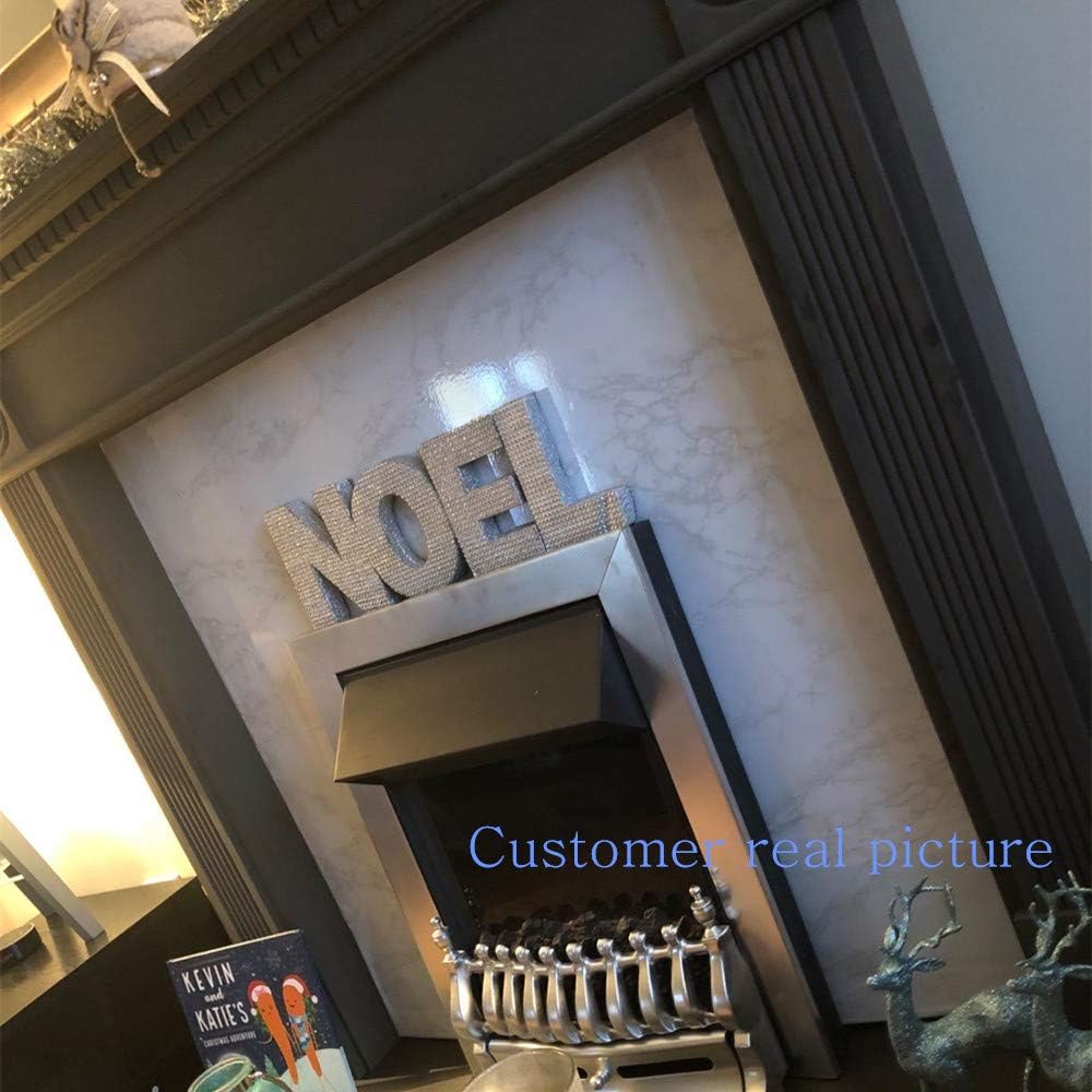 Hode Marble Vinyl Wrap 60cmx300cm, White Granite Sticky Back Plastic Roll - Image 5