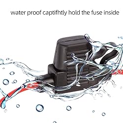 HUIQIAODS 2 Pack Mini Blade Fuse Holder 18 Gauge