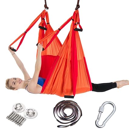 XIALIUXIA Aerial Yoga Swing Hammock, Yoga Hammock/Trapeze ...