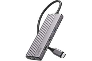 LSIKMC USB C Hub, USB C Multi-Port Adapter Compatible with MacBook Pro, 5 in 1 USB C to HDMI Hub Dongle for USB C Laptops and Other Type C Devices (4K HDMI USB3.0 USB2.0 100W PD)