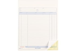 Blueline Sales Orders 50 Carbonless Numbered Duplicates English 8-1/2-Inchx11-Inch (DC151)