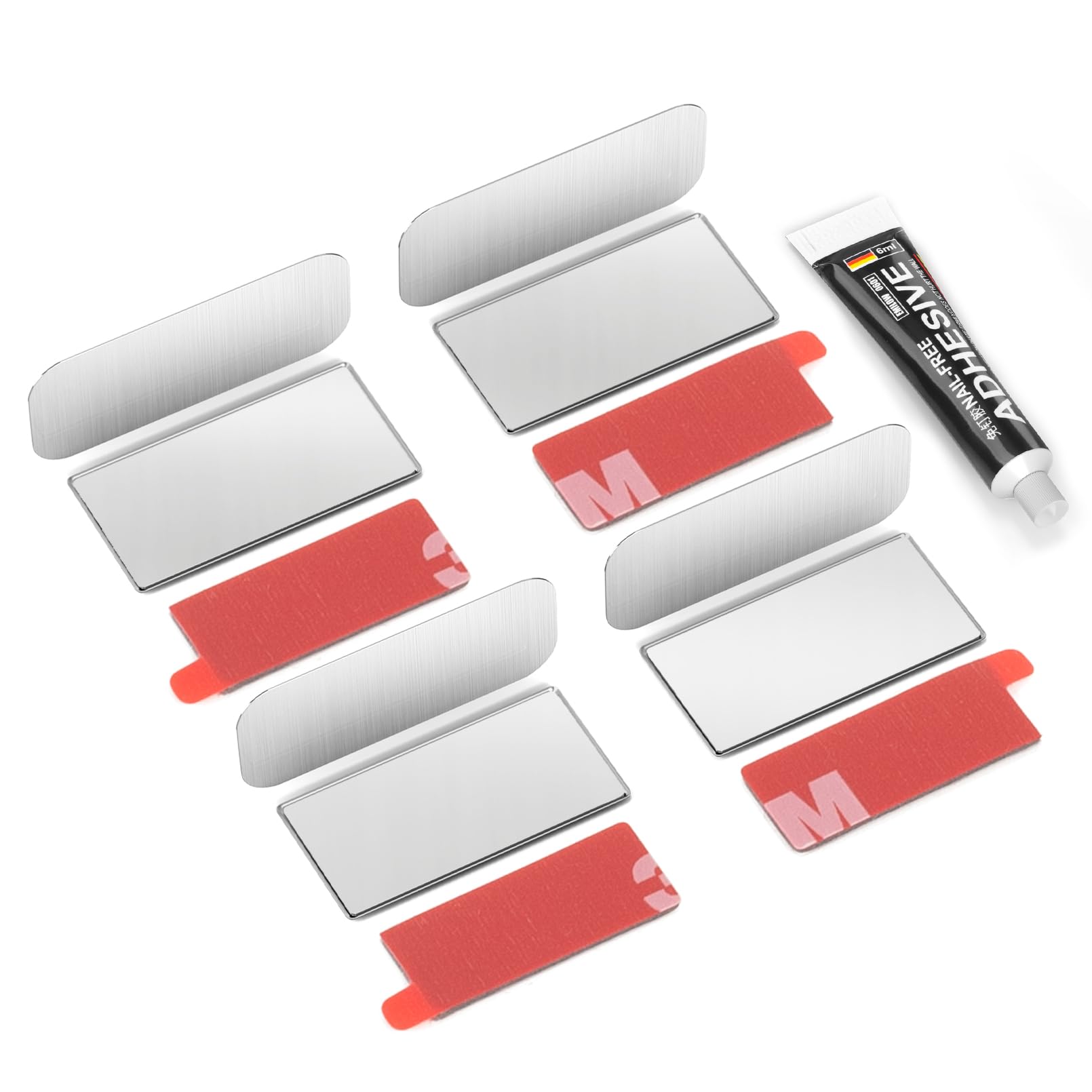 Tonitrui Cabinet Door Magnetic Catch, 4 Pack 0.08in Cabinet Door Magnets for Wardrobe Closet Shutter Drawer Cabinet Closure