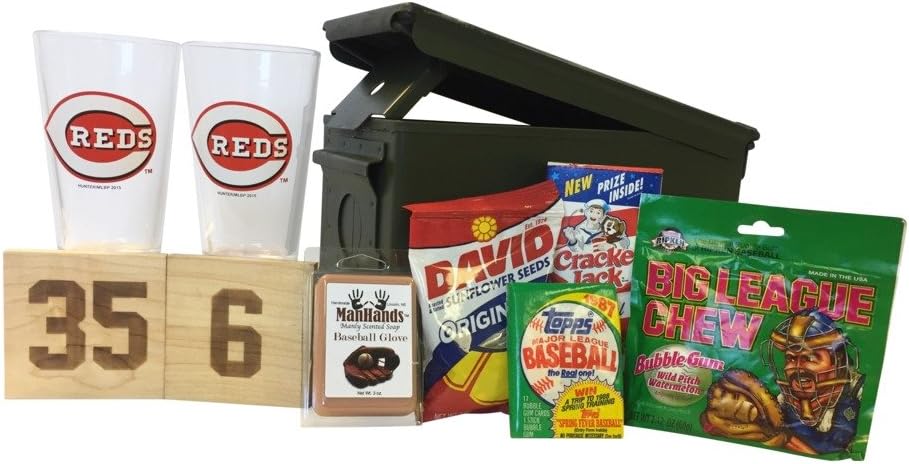 Ammo Gift Box Baseball Gift Package - MLB Cincinnati Reds