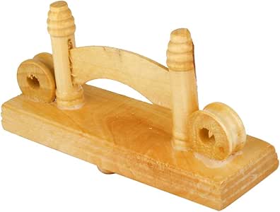 Soporte Sostenedor Exhibición para Abanico de Mano Madera Natural