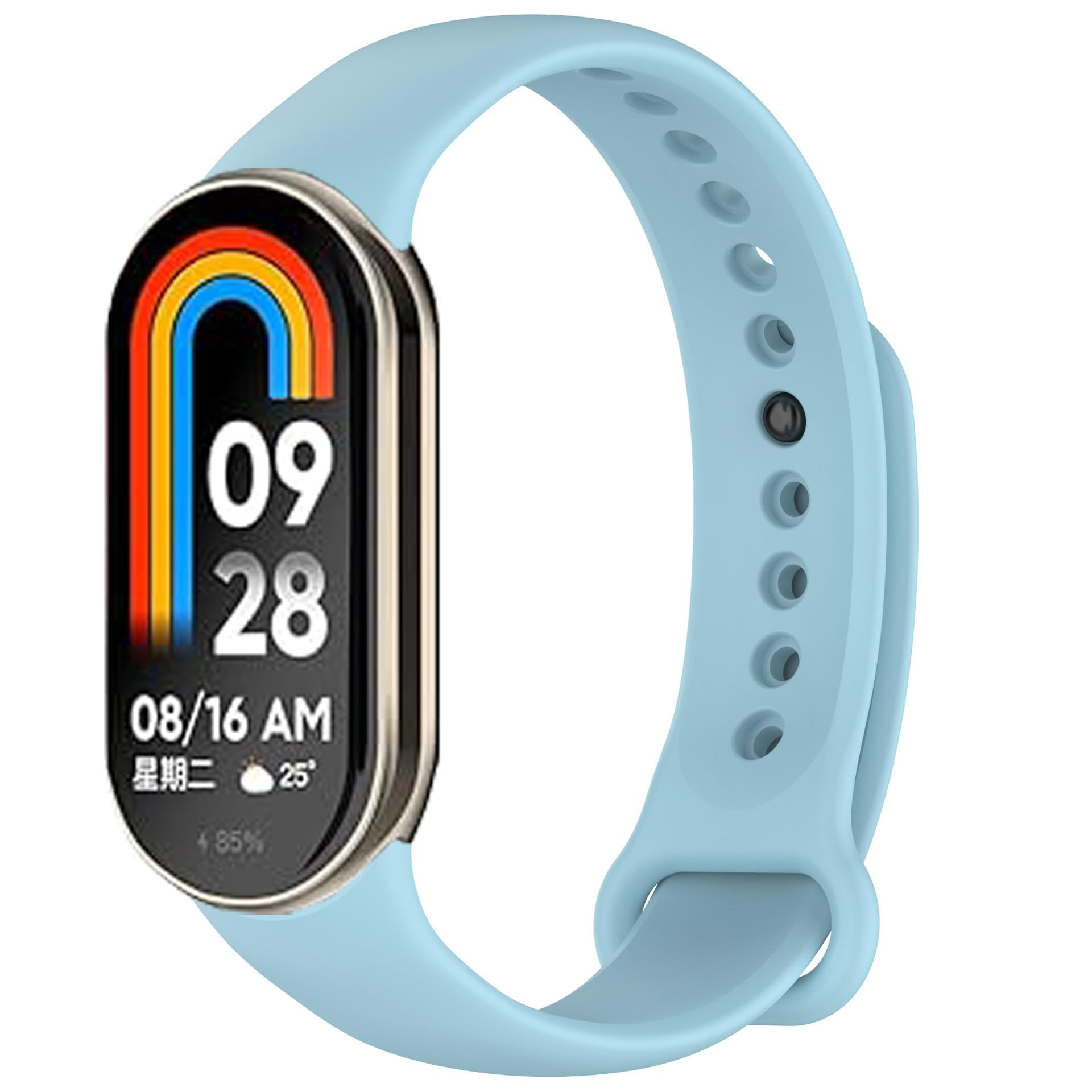 FYISWHO Replacement Band Silicone for Xiaomi Smart Band 10/8, Bracelet Sport Watch Strap for Xiaomi Smart Band 9