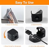QiXinGYL 12 Pcs Magnetic Cable Clips Desk Wire Cord Management Organizer Holder view 3