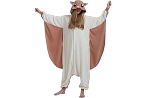 DarkCom Unisex Adult Cosplay Animal Onesie Halloween Costume Christmas One Piece Pajamas Sleepwear for Women Men