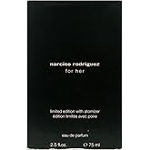 Narciso Rodriguez for Her Limited Edition Eau de Parfum Spray with Atomizer, 2.5 Ounce