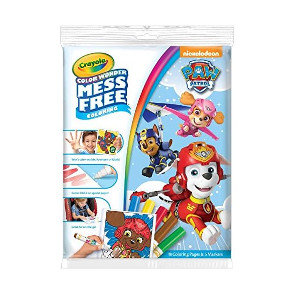 CRAYOLA Rotuladores Patrulla Canina, Color Wonder - Tienda Juguetes, el mayor catálogo online de juguetes
