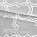 Flamingo P Modern Moroccan Geometric Decor Curtains Print Thermal Insulated Blackout Curtains for Living Room 52W x 84L Inch Gray 1 Pair