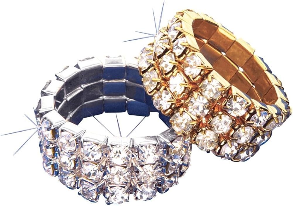 Women's Sparkling Crystal Stretch Ring Jewelry