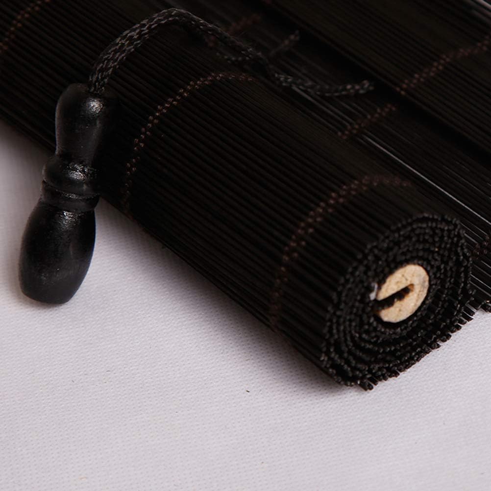 Deevin Roller Blinds For Windows,Bamboo Roller Shades,UV Protection/Eco/Health/Environmentally Friendly, For Balcony/Garden/Outdoor, Customizable