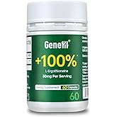GENEIII L-Ergothioneine Supplement, 30mg(EGT)/Serving, 6X Ergothioneine Mushroom Extract Supplements Longevity, Immune Support, Heart Health & Brain Supplement, Lab Tested, Made in USA, 60 Servings