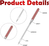 WILLBOND 30 pcs Universal Regular Point Sewing Machine Needles view 5