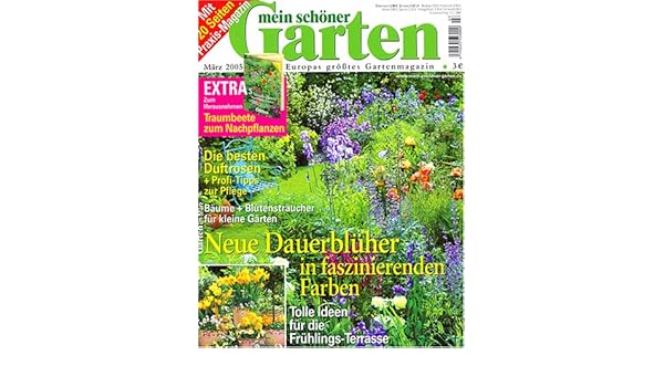 Mein Schoener Garten Amazon Com Magazines