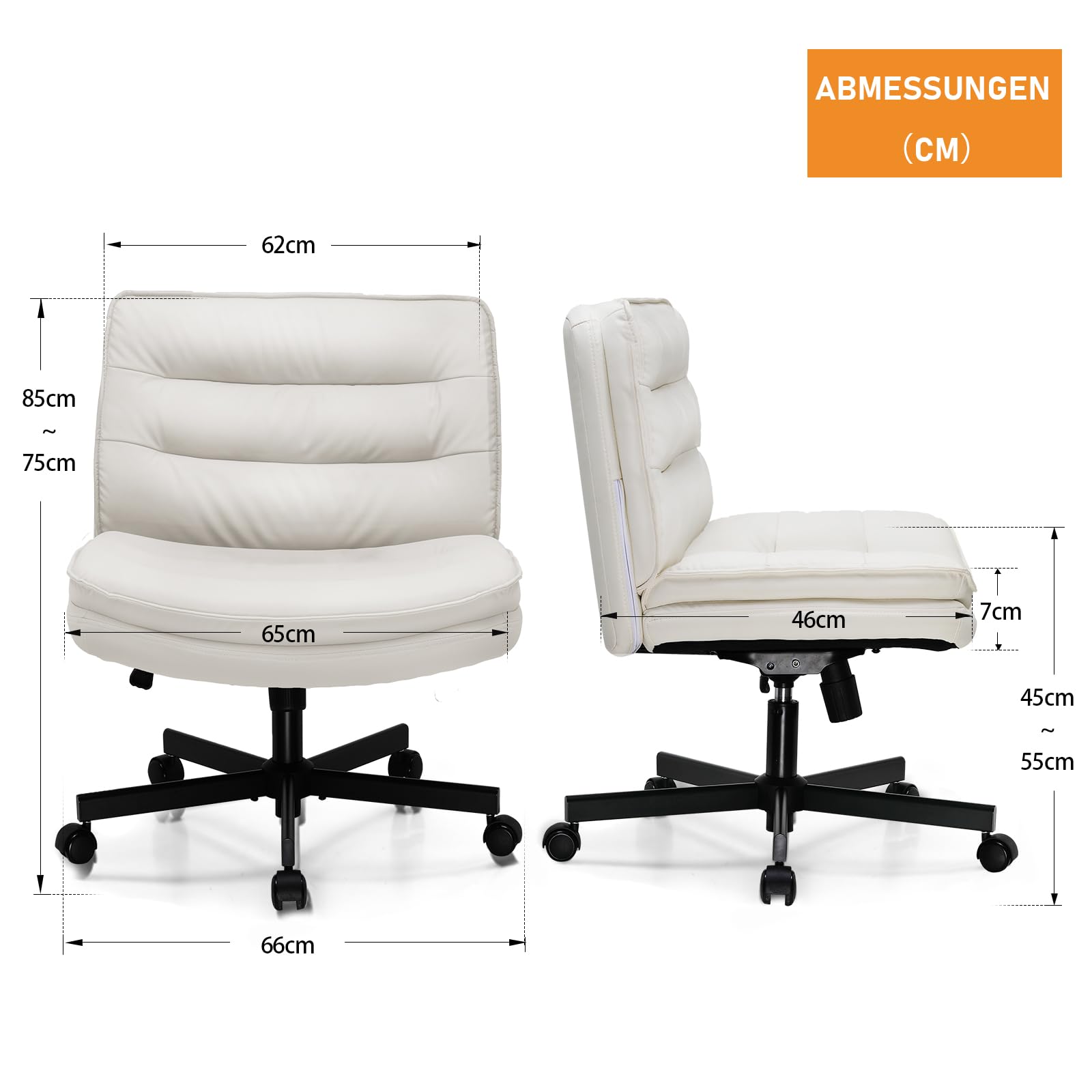 COMHOMA Bürostuhl, ergonomischer schreibtischstuhl mit Mesh, 2D-Kopfstütze, 4D-Armlehnen, Hohe Rückenlehne mit Wipp- & Feststell (90-125°), extra breite Sitzfläche, Belastbarkeit 180 kg, Schwarz 2