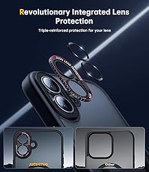 JUESHITUO for iPhone 16 Case with 1X Screen