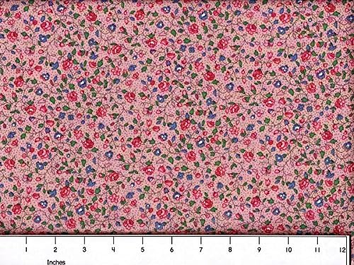 Country Florals #1 Pink By the yard