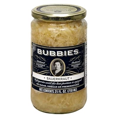 Bubbies Sauerkraut, 25 Ounce, 2 Pack