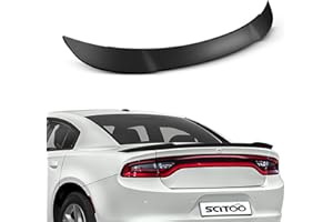 SCITOO Spoiler Wing Fits for 2011-2020 for Dodge Charger Sedan Matte Black Hellcat Style Rear Trunk Spoiler Wing