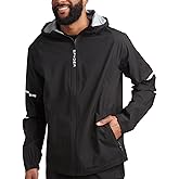 Spyder Mens Rain Jacket - Waterproof Lightweight Hooded Windbreaker, Outerwear Jacket for Golf, Hiking and Outdoor (S-XL)