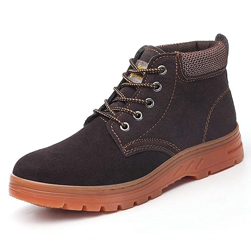 Suadex Indestructible Work Safety Shoes For Men Waterproof Steel Toe Shoes Women Lightweight Puncture Proof Construction Shoes
