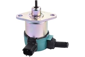 MaySpare Fuel Shut Off Solenoid 17208-60015 17208-60016 17208-60017 17208-60010 Fits Kubota V1205 V1505 V1305 D1105 D1005 D905 Mower Excavator Tractor Generator