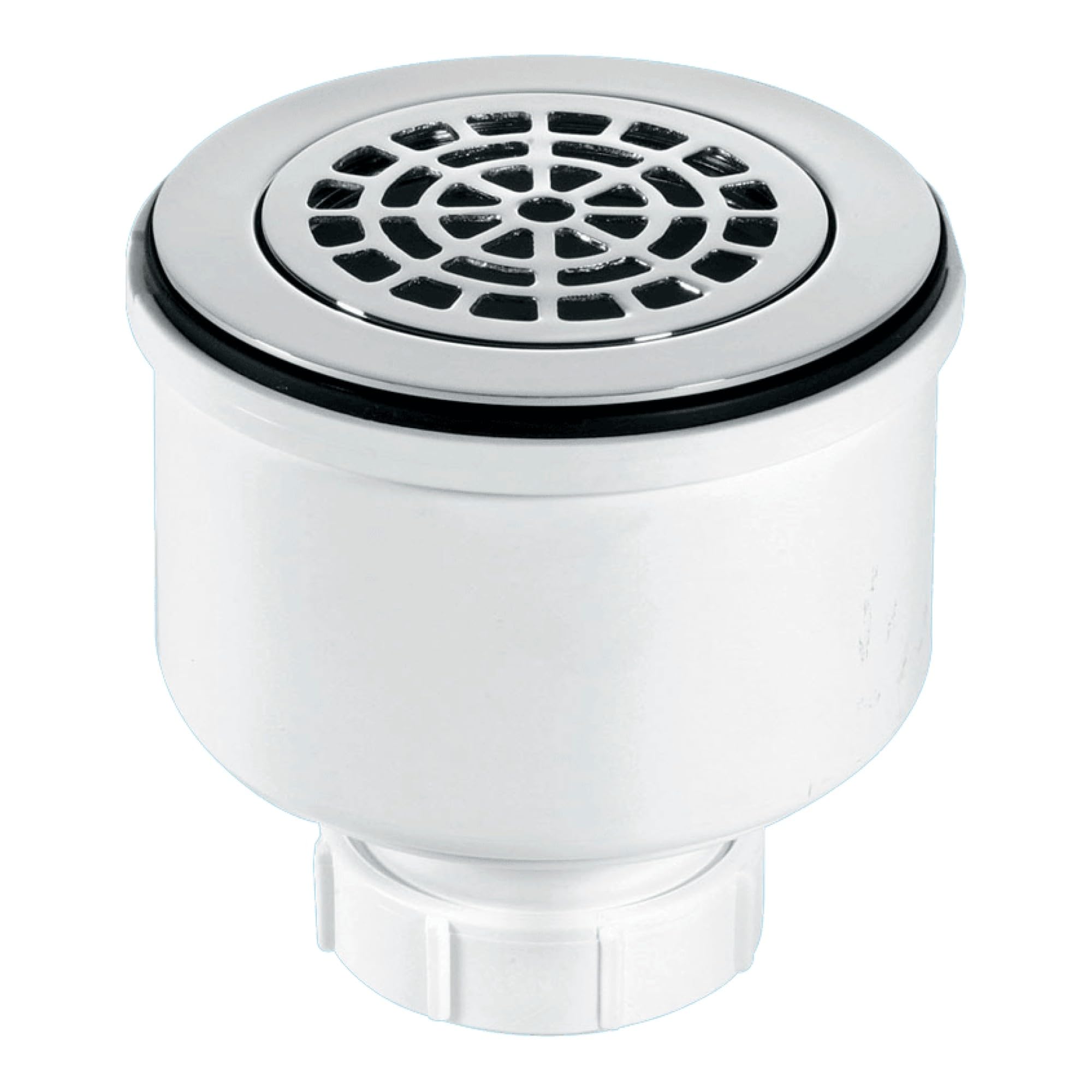 McAlpine 2" 90mm x 50mm Shower Trap with Vertical Outlet & Removable Flange - ST90CPB-P-V