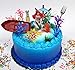 Little Mermaid PRINCESS ARIEL Themed Birthday Cake Topper Set with Decorative Themed Accessories