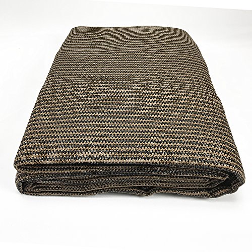 Alion Home UV Stabilized Dog Run & Pet Kennel Shade Cover, Sunblock Shade Privacy Panel with Grommets and Hems on 4 Sides (Kennel not Included) (6' x 8', Mocha Brown) - Thumbnail 3