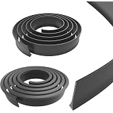 2Pcs Replacement for Andersen Storm Door Botton Sweep Fin Weatherstrip | Compatible with Andersen Pull-Down Storm Door Bottom Seal Sweep Replacement - Black