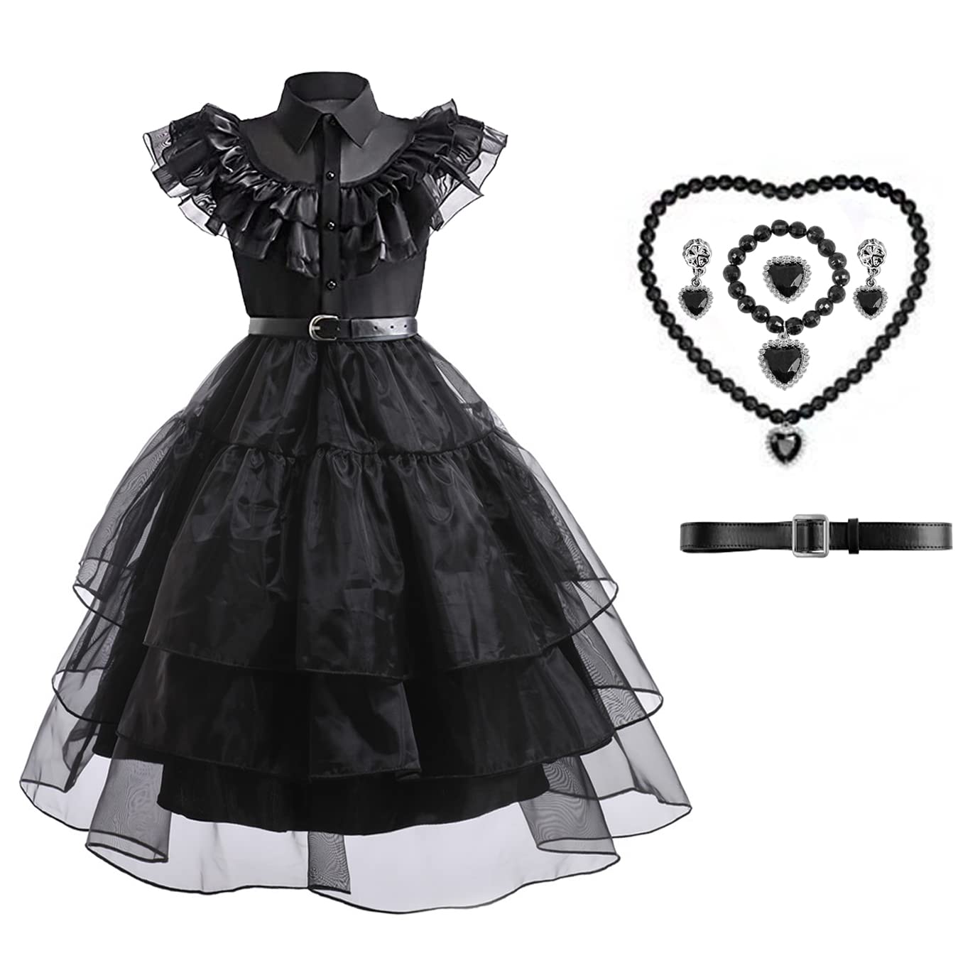 Fancyset Princess Costume Dress Cosplay Kit Halloween Carnival Party Outfits Fancy Dress Up